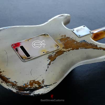 Fender Stratocaster Olympic White Heavy Aged Relic image 8