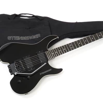1988 Steinberger GM2TA - Black - Trans Trem! & Body Binding - Original Case image 4