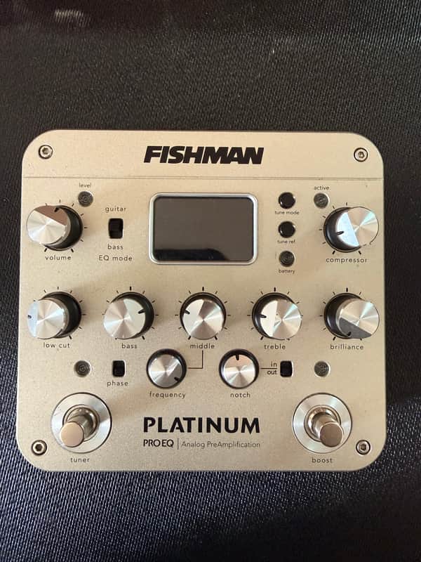 Fishman Platinum Pro EQ 2010s - Brushed Metal image 1