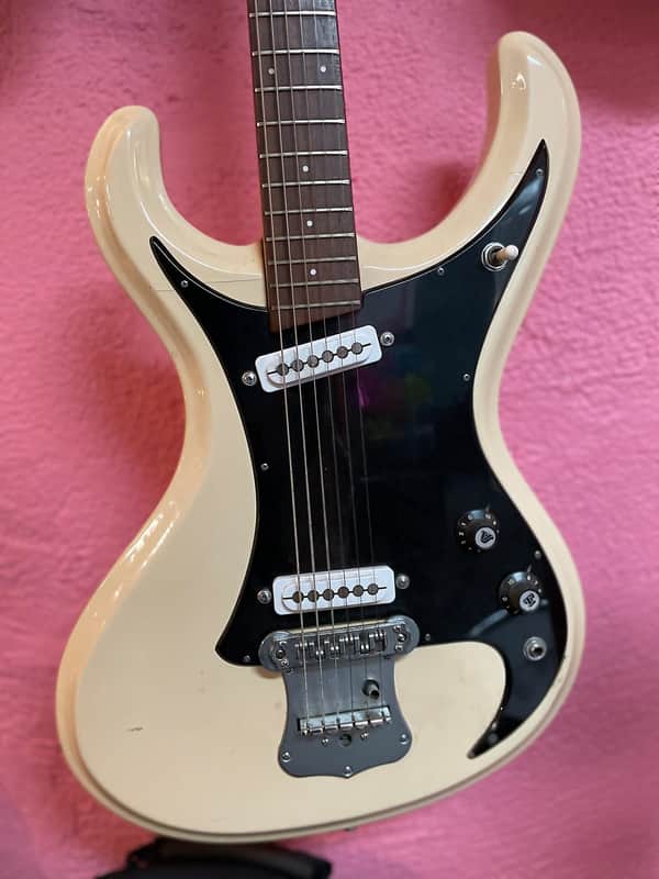 1960's Guyatone LG-150T White Mosrite style guitar | Reverb Australia