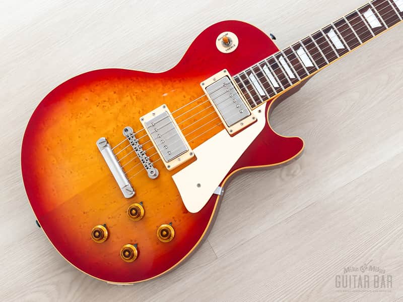 1982 Burny Super Grade RLG-50 '59 Model Burst Standard Birdseye Maple Top w/ Case image 1