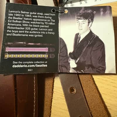 1950’s Rockabilly style John Lennon Tribute guitar strap by D'Addario Guitar strap Bild 2