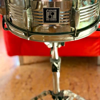 Sonor 503 series steel snare drum - Silver image 2