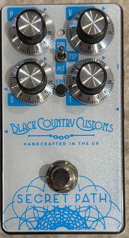 Laney Black Country Customs Secret Path 2019 - Present - White / Blue