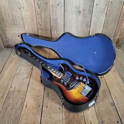 Silvertone Model 1445 1960s MIJ w/ original case - Sunburst image 25