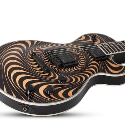 Wylde Audio Odin Grail Psychic Bullseye Raw Top Guitar image 2