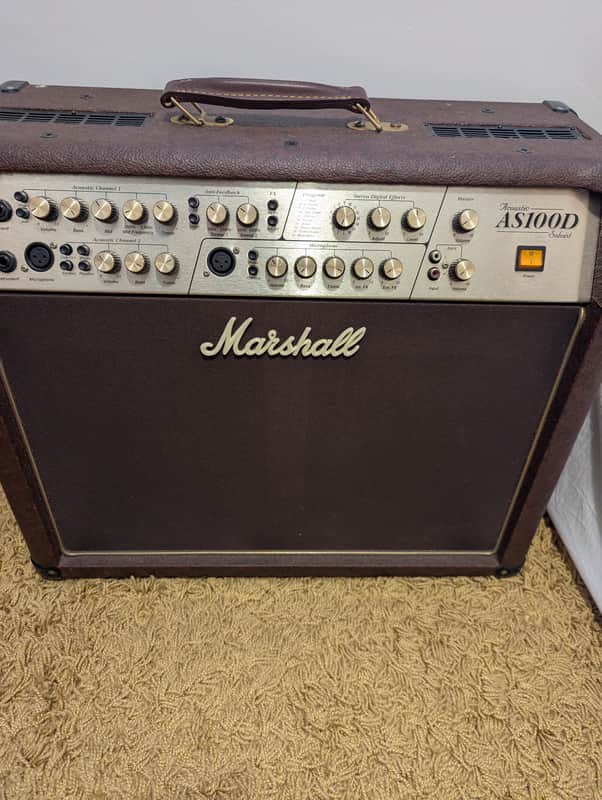 Marshall Acoustic Soloist AS100D 2-Channel 100-Watt 2x8" Acoustic Guitar Combo 2000 - Present - Brown image 1