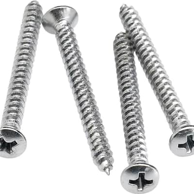 Genuine Fender Guitar CHROME Neck Mounting Screws - Package of 4 image 5