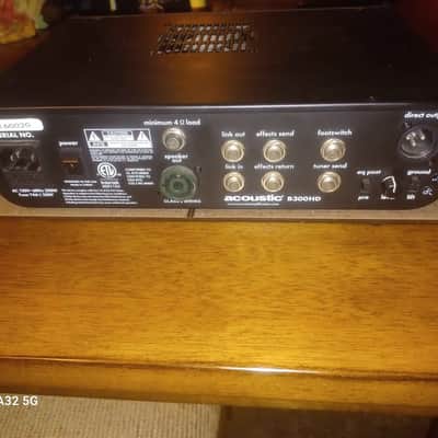 Acoustic B300HD 300W Bass Amp Head image 4