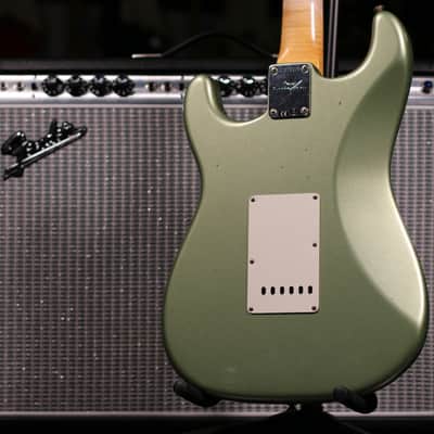 Fender Custom Shop 1959 Stratocaster Journeyman Relic 2024 - Faded Sage Green Metallic image 6
