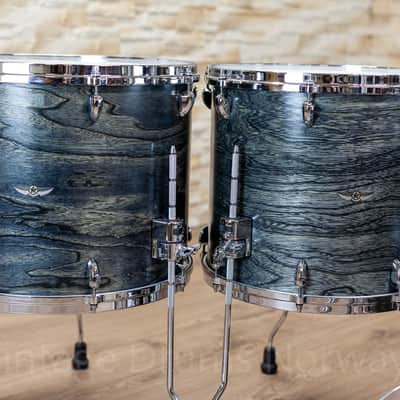 Tama STAR Walnut 10,12,14,16,18,24 + SD - Satin Charcoal Japanese Sen image 11