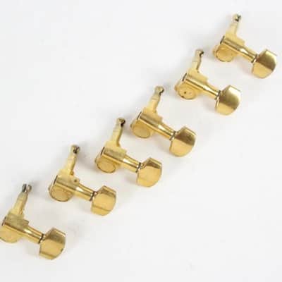 1980s Vintage Schaller M6 Mini Tuners ~GOLD~ W.Germany Tuning Pegs image 2