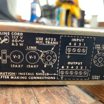 Altec 1566a Tube Preamp DI vintage 1950s image 8