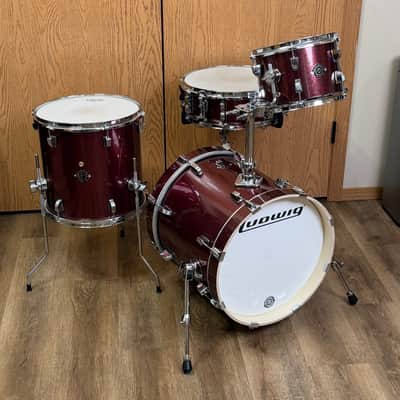 Ludwig Breakbeats by Questlove 10/13/16/5x14" 4pc Shell Pack - Red Sparkle image 8