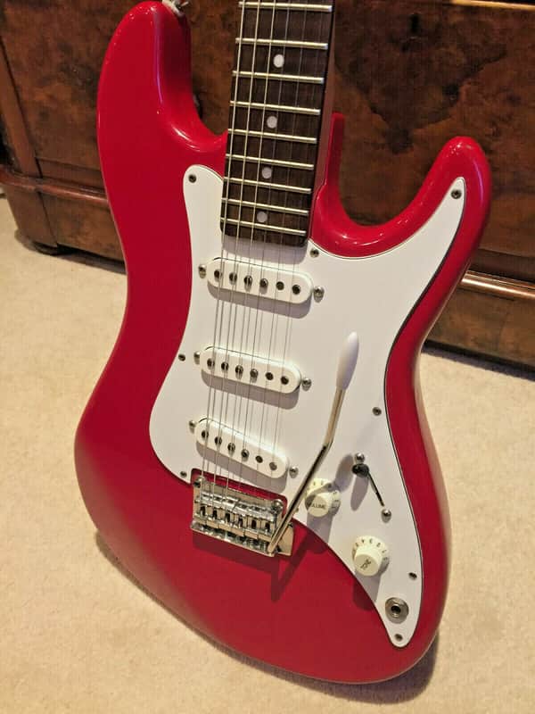 1989 Fender Squier Bullet Stratocaster, made in Korea, with good padded bag image 1