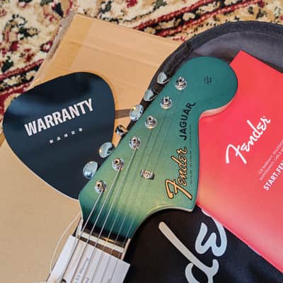 *NEW IN BOX* 2026 Fender Japan FSR Traditional 60s Jaguar Sherwood Green Metallic with Matching Headstock, Alder Body, MIJ JD26 image 3