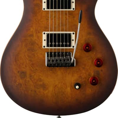 PRS SE Exotic DGT David Grissom Signature Laurel Burl Limited Edition Electric Guitar, Rosewood Fingerboard, McCarty Tobacco Burst image 1