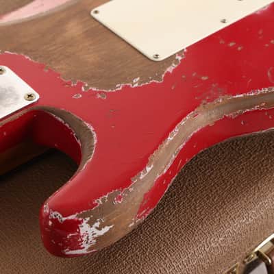 Fender Custom Shop 1962 Roasted Stratocaster Ultimate Relic Torino Red Masterbuilt Greg Fessler image 13