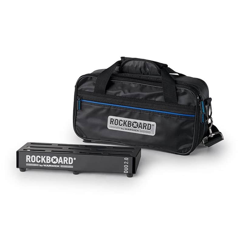 Rockboard DUO-2.0-B Pedalboard with Gig Bag image 1