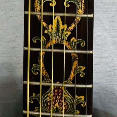 Blueberry Handmade Grand Concert Size Acoustic Guitar with Arm Rest image 11