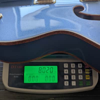 Gretsch Falcon Hollow Body w/String-Thru Bigsby - Cerulean Smoke image 10