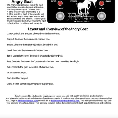 Wilson Effects Angry Goat image 6