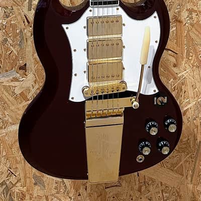 Pre Owned Gibson 2013 Captain Kirk Douglas Signature SG Custom - Vintage Cherry Inc. Case image 3
