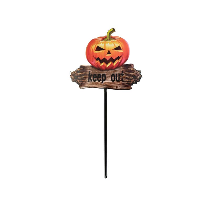 Europalms Halloween Bodenstecker Kürbis 50cm - Halloween Decoration image 1