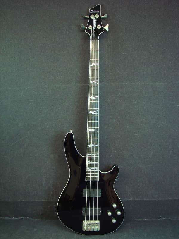 ベース Schecter Diamond series C4 Used Schecter DIAMOND SERIES C4 XXX J Type Bass Guitar Black 4-String