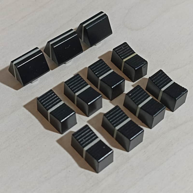 Roland JV-80 11 Pcs (8 Small + 3 Big) All Slider Knob Original image 1