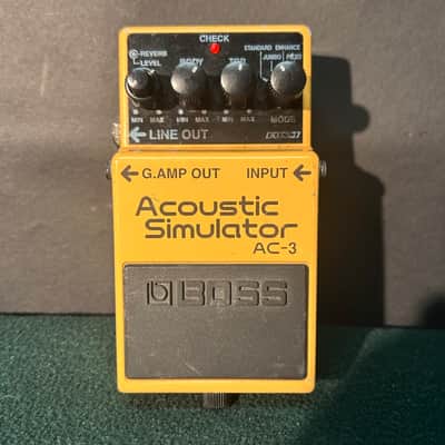 Boss AC-3 Acoustic Simulator (Dark Gray Label) 2006 - Present - Yellow image 1
