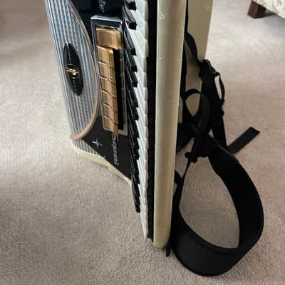Settimio Soprani Contino Model 132 Piano Accordion 1955 - White Pearl image 9