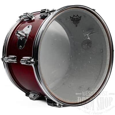Vintage Rogers Holiday 13x9 Tom Red Sparkle Late 1960s Dayton Grey Speckled Interior image 2