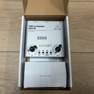 Behringer Tube Ultragain MIC100 Vacuum Tube Preamp with Limiter 2011 - Present - Standard image 3