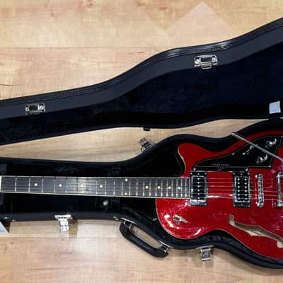 Duesenberg Starplayer TV 2024 Semi-Hollow Electric Guitar Red Sparkle image 14