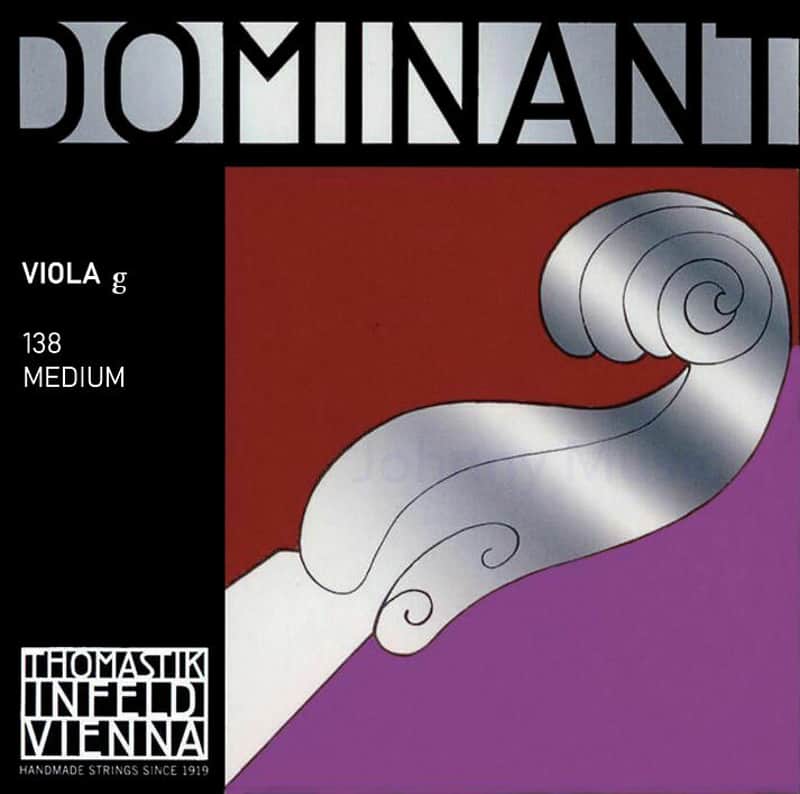 Immagine Dominant Viola G Ag-Wnd Synth-Core 15-16.5" Single String Med-Tension (Vla 3rd-Strg) - 1