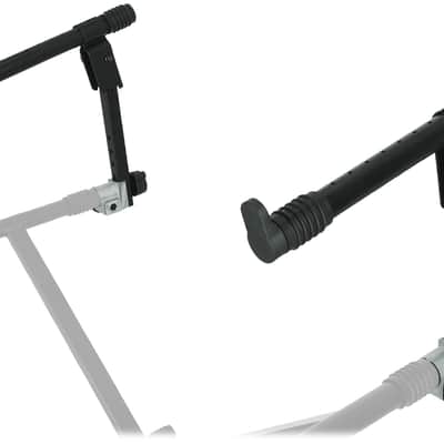Quik Lok QLX-3 2nd Tier Add-On for Keyboard X Stand w/30mm Steel Tubing - Black image 5