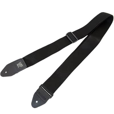 Ernie Ball Black Polypro Guitar Strap 4037 image 2