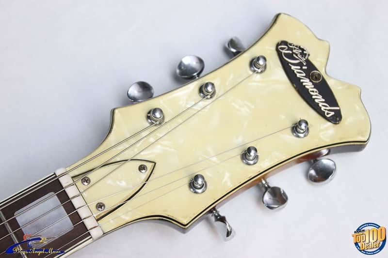 Vintage 1967-1968 Aria Diamonds 1202T Hollowbody Electric Guitar w