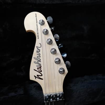 Washburn N4 Nuno Authentic Nuno Bettencort Signature USA Electric Guitar - Distressed Matte w/ Case image 10