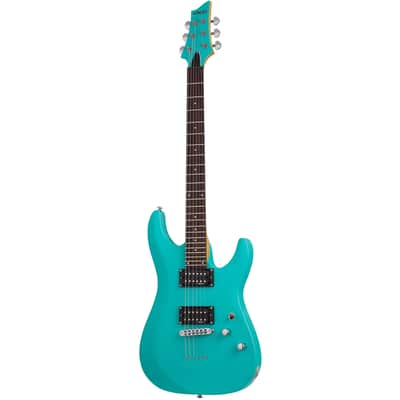 Schecter C-6 Deluxe Satin Aqua image 1