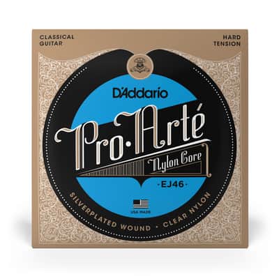 D'Addario EJ46 Pro-Arte Nylon Classical Guitar Strings, Hard Tension image 3