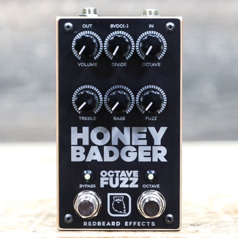 Redbeard Effects Honey Badger Octave Fuzz Analog True Bypass Effect Pedal w/Box image 1