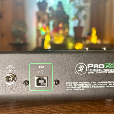 Mackie ProFX6v3 6-Channel Effects Mixer 2020 - Present - Dark Gray image 2