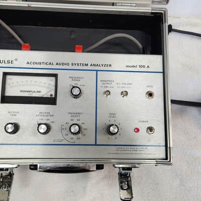 UREI Vintage (1975) Sonipulse 100-A with AKG C451E, with trunk and all manuals image 9