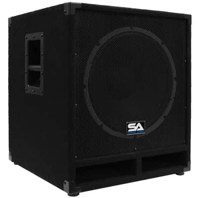 Powered 15" Subwoofer Cabinet PA DJ PRO Audio Band Speaker - Active 15 Inch Sub image 2