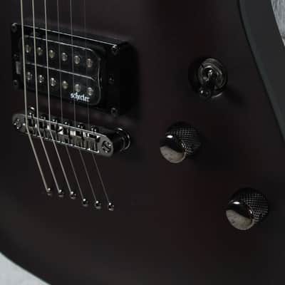 Schecter Omen-6 Solid Body Electric Guitar Walnut Satin Finish image 4