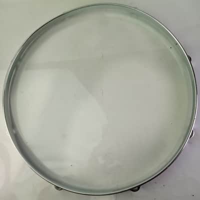 Gretsch 16"Die-Cast 8Lug Floor Tom Drum Rim Hoop Vintage 70s Chrome SSB StopSign image 5