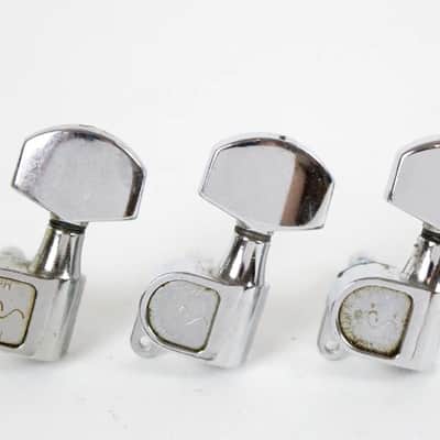 1970s-1980s VINTAGE Schaller Chrome 3x3 Tuners Made in W. Germany for Gibson Les Paul/SG image 5