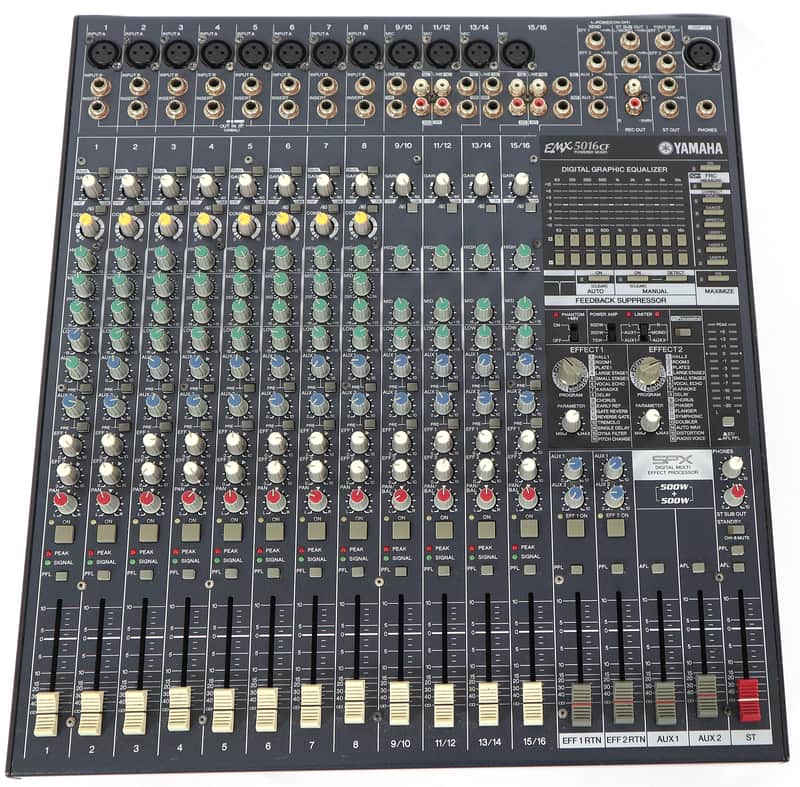 Yamaha EMX 5016CF アナログミキサー Yamaha EMX 5016CF アナログミキサー EMX5016CF - Overview - Mixers